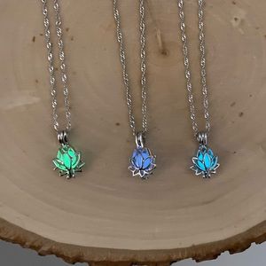 Lotus Moonstone Necklace